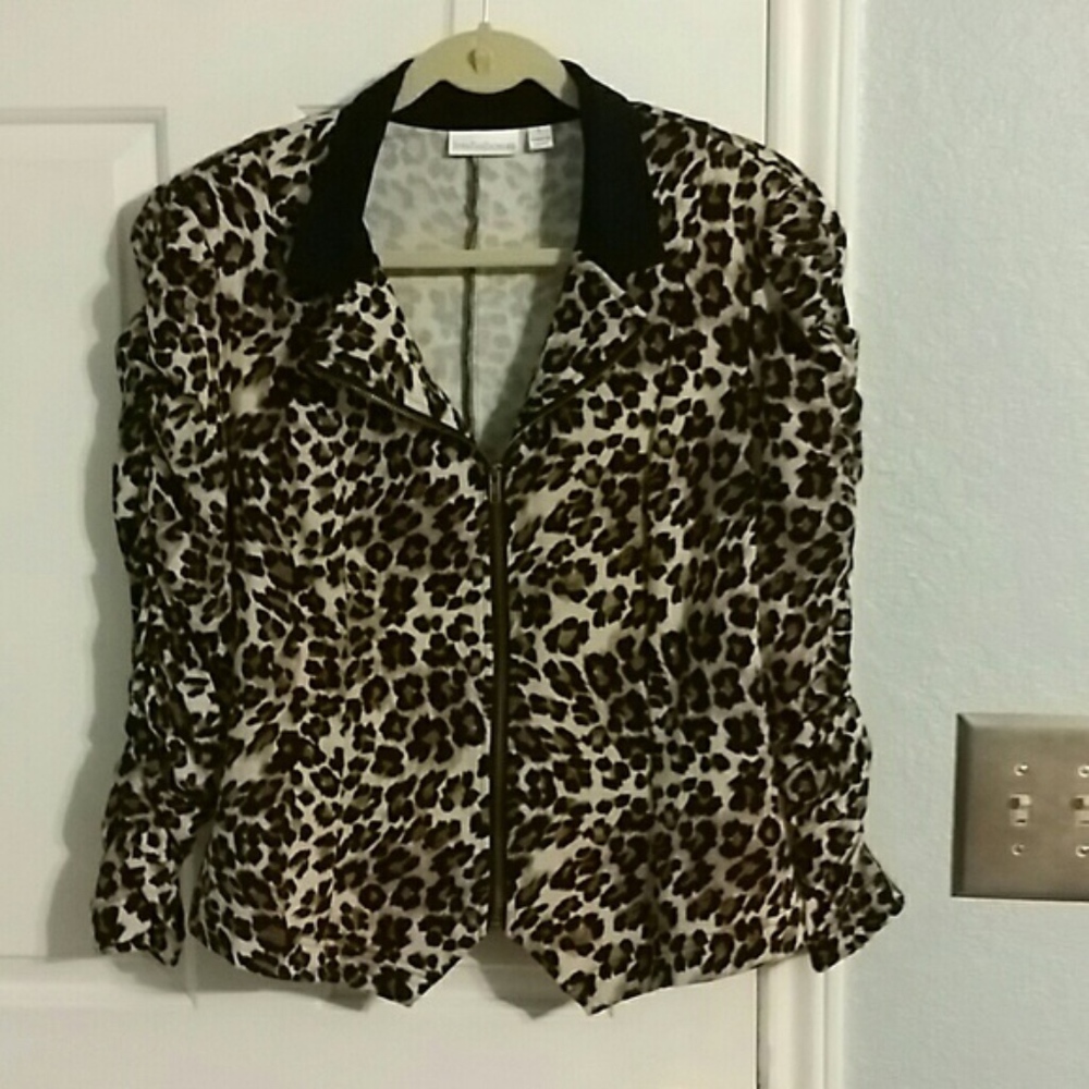 Cute animal print jacket